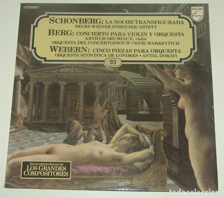 Disques de vinyle: SALVAT GRANDES COMPOSITORES #93 - SCHONBERG - BERG - WEBERN
