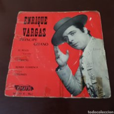 Discos de vinilo: ENRIQUE VARGAS PRINCIPE GITANO GUITARRA JUANITO VILLANUEVA EL CHUFA FLAMENCO. Lote 327837538