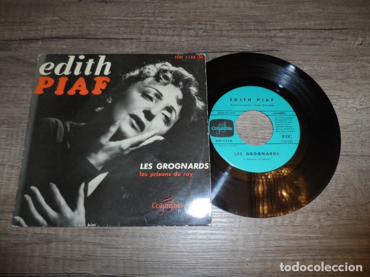 Discos de vinilo: EDITH PIAF - LES GROGNARDS / LES PRISONS DU ROY - Foto 1