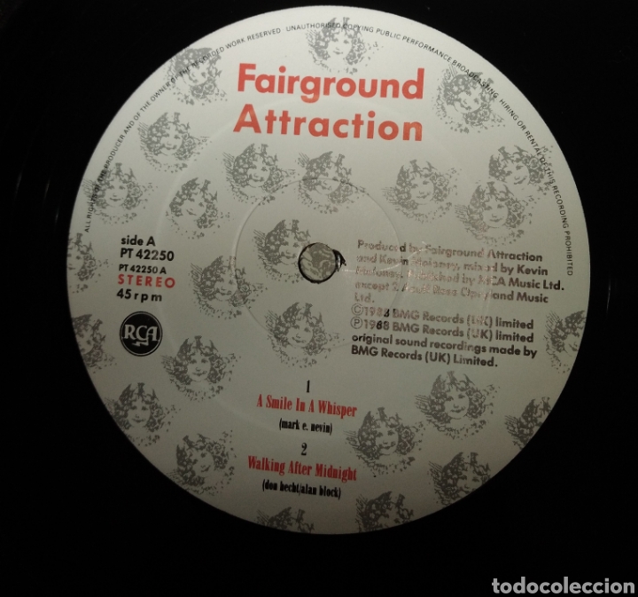 Discos de vinilo: Fairground Attraction - A smile in a whisper - Foto 2