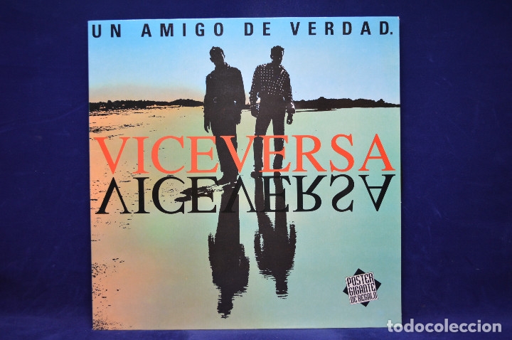 Discos de vinilo: VICEVERSA - UN AMIGO DE VERDAD - LP - Foto 1