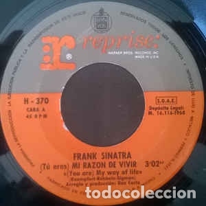 Discos de vinilo: (Tu Eres) Mi Razon De Vivir / Ciclos - Frank Sinatra - Foto 3