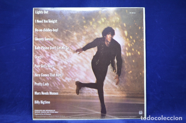 Discos de vinilo: PETER WOLF - LIGHTS OUT - LP - Foto 2