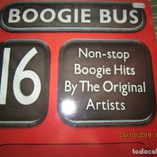 Discos de vinilo: BOOGIE BUS NON-STOP BOOGIE HITS BY THE ORIGINAL ARTISTS LP - ORIGINAL INGLES - POLYSTAR RECORDS 1977