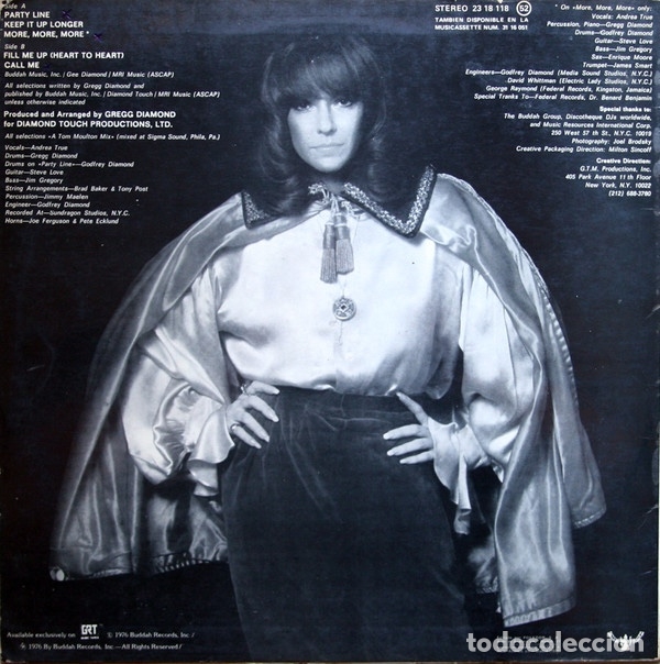 Discos de vinilo: More, More, More - Andrea True Connection - Foto 2