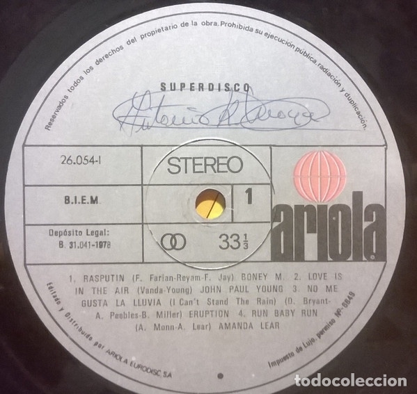 Discos de vinilo: Superdisco - Various - Foto 3