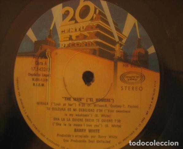 Discos de vinilo: The Man / El Hombre - Barry White - Foto 2