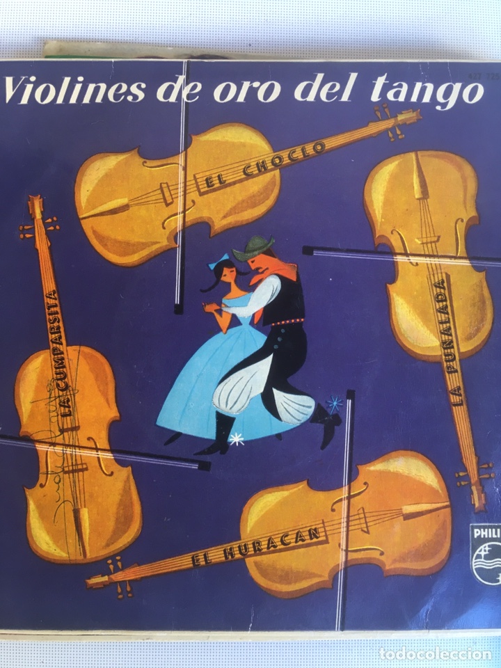 Discos de vinilo: los violines de oro del tango ep espa&ntilde;a 1960 - Foto 1