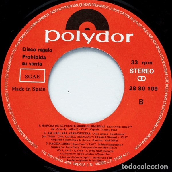 Discos de vinilo: 6 Temas De Cine - Varios - Foto 4
