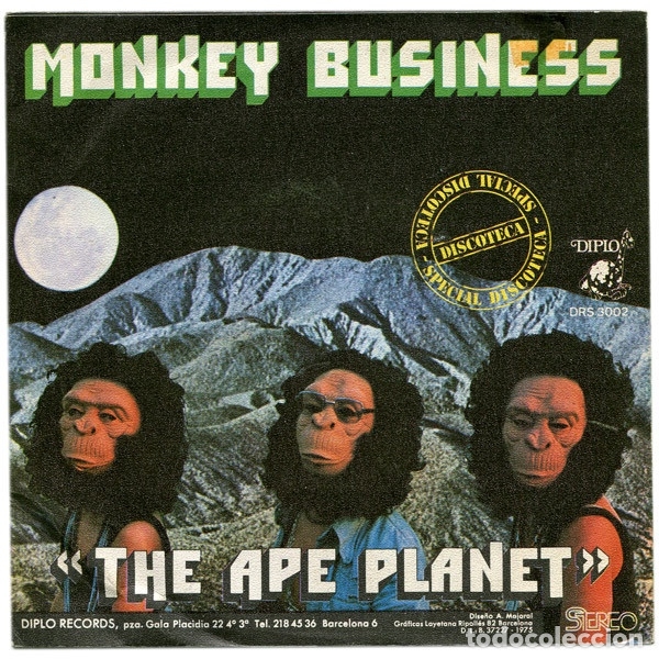 Discos de vinilo: The Ape Planet - Monkey Business - Foto 2