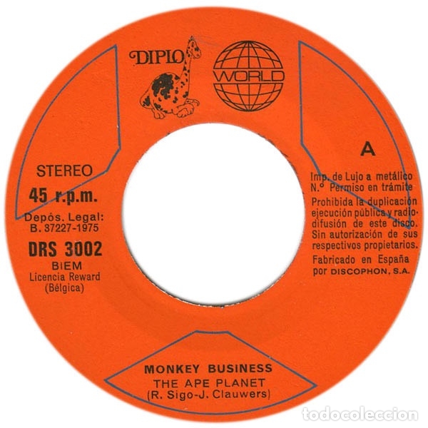 Discos de vinilo: The Ape Planet - Monkey Business - Foto 3
