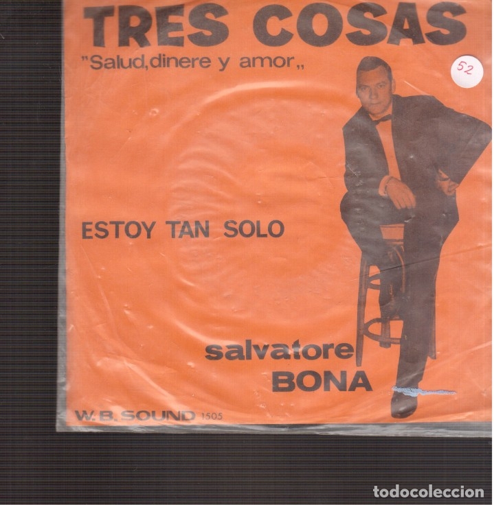 Discos de vinilo: SINGLES ORIGINAL DE  S ALVATORE BONA - Foto 1