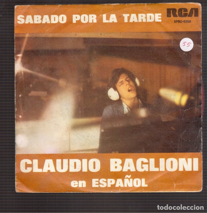 Discos de vinilo: SINGLES ORIGINAL DE CLAUDIO BAGLIONI - Foto 1