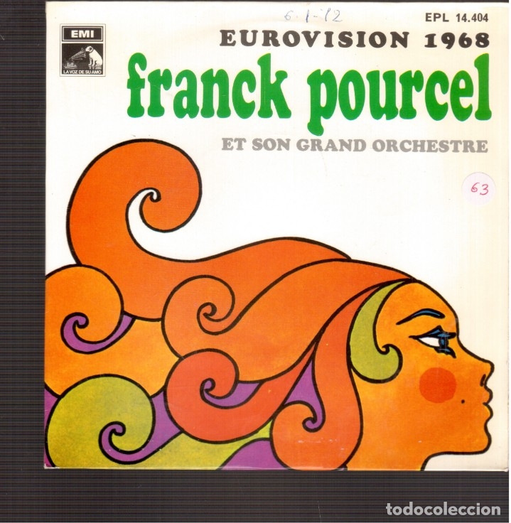 Discos de vinilo: SINGLES ORIGINAL DE FRANCK POUCEL - Foto 1