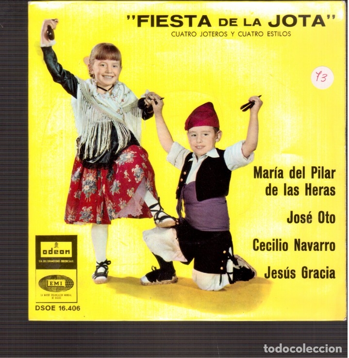 Discos de vinilo: SINGLES ORIGINAL DE FIESTA DE LA JOTA - Foto 1