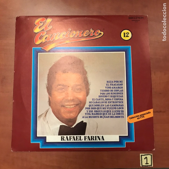 Discos de vinilo: El cancionero Rafael Farina - Foto 1