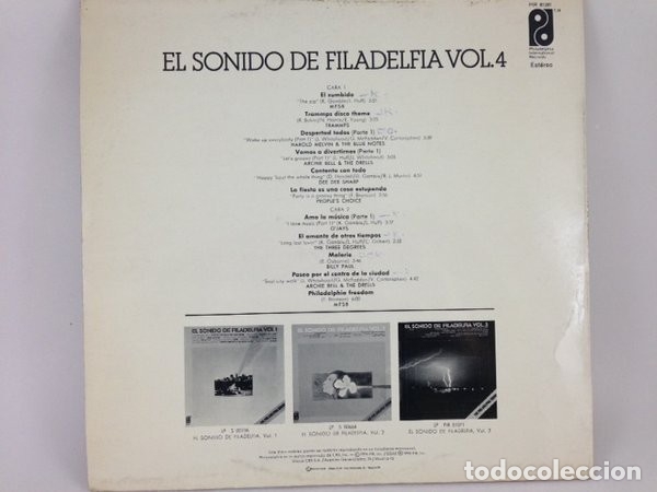 Discos de vinilo: El Sonido De Filadelfia Vol. 4 - Various - Foto 2