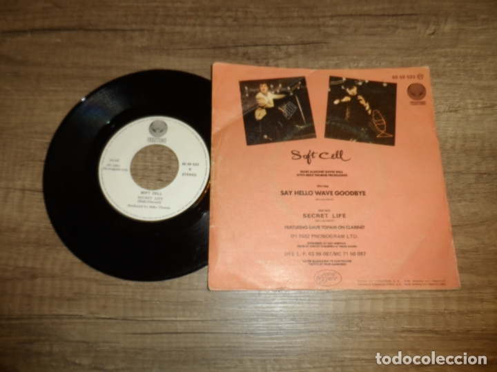 Discos de vinilo: SOFT CELL - SAY HELLO WAVE GOOBYE - Foto 2