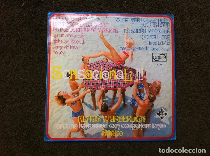 Discos de vinilo: KLAUS WUNDERLICH.  SENSACIONAL  (LP) 1969 - Foto 1