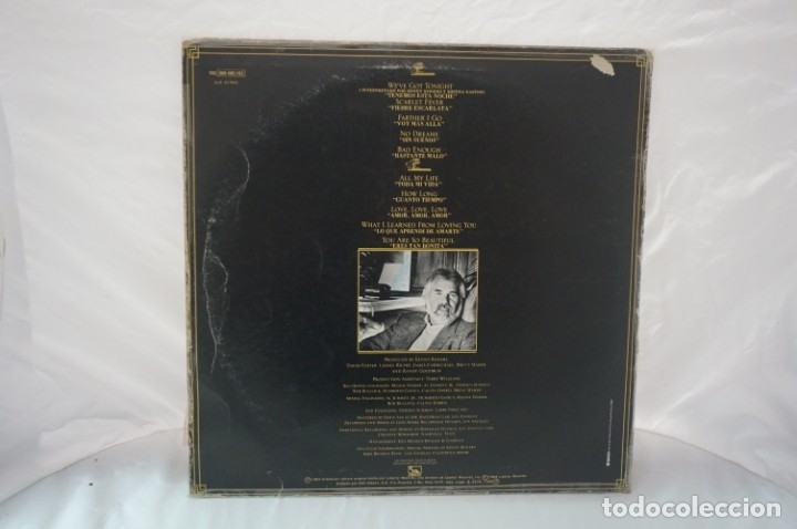 Discos de vinilo: LP - KENNY ROGERS / WE&acute;VE GOT TONICHT - Foto 2