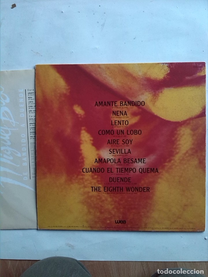 Discos de vinilo: MIGUEL BOS&Eacute;  DE BANDIDO A DUENDE - Foto 2