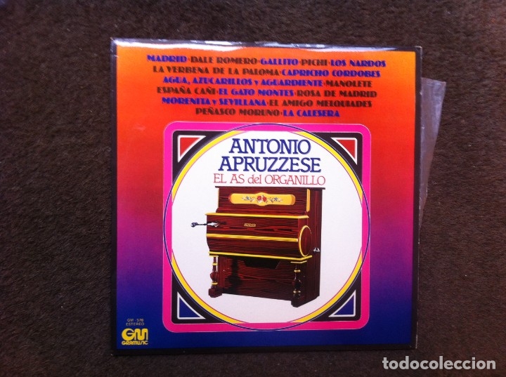Discos de vinilo: ANTONIO APRUZZESE. EL AS DEL ORGANILLO (LP) 1977 - Foto 1