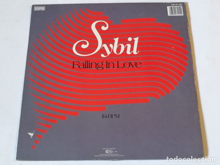Discos de vinilo: Sybil - Falling In Love - 1986 - Foto 2