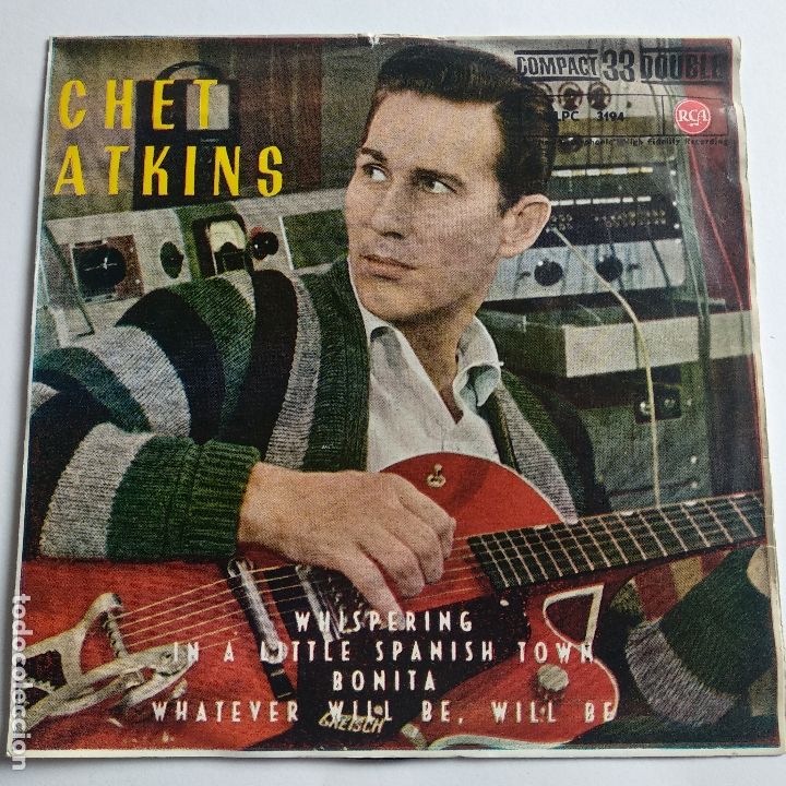 Discos de vinilo: CHET ATKINS - EP Spain PS - WHISPERING - EX - Foto 1