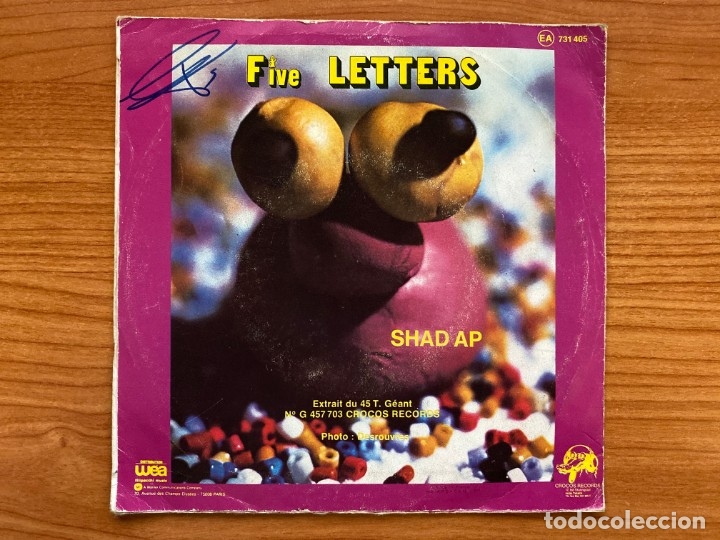 Discos de vinilo: Five Letters // Silly Dreams + Shad Ap - Foto 2
