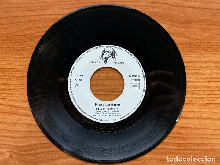 Discos de vinilo: Five Letters // Silly Dreams + Shad Ap - Foto 4