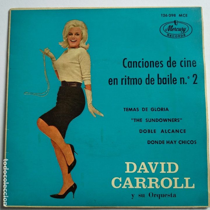 Discos de vinilo: DAVID CARROLL - EP Spain PS - CANCIONES DE CINE EN RITMO DE BAILE - MINT - Foto 1