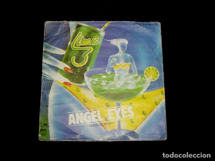 Discos de vinilo: Single Angel Eyes de Lime 3 Pop Rock de los 80 - Foto 1