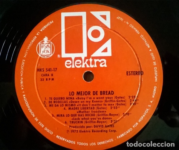 Discos de vinilo: Lo Mejor De Bread - Bread - Foto 4