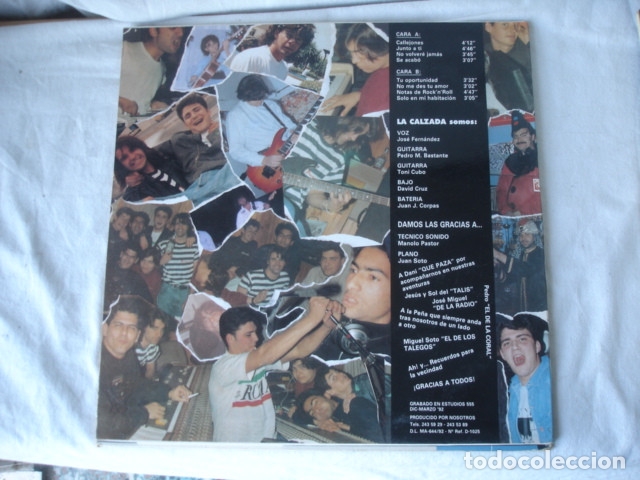 Discos de vinilo: LA CALZADA  CALLEJONES - Foto 2