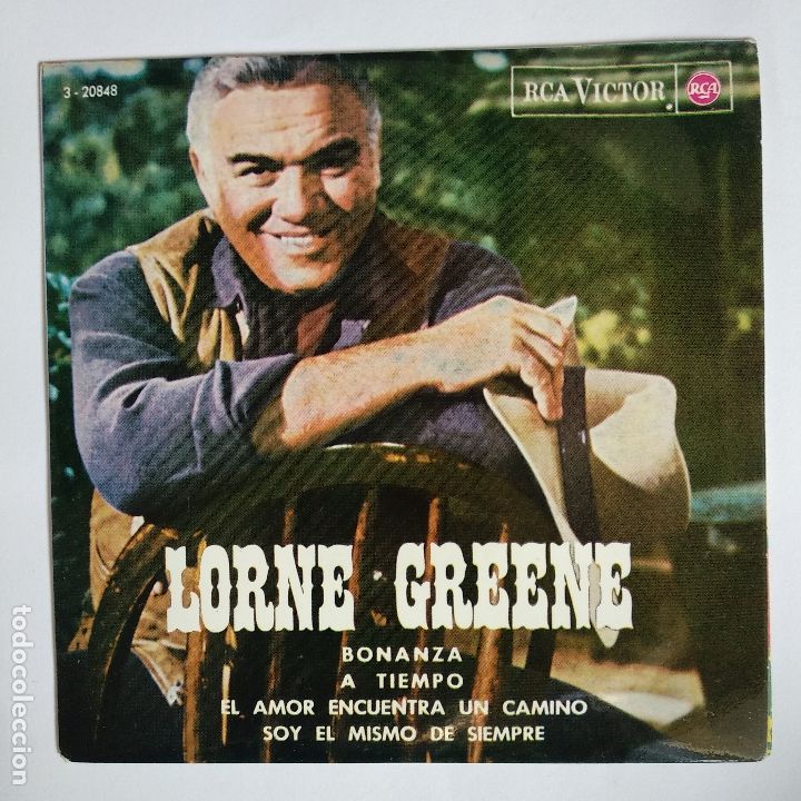 Discos de vinilo: LORNE GREENE - EP Spain PS - BONANZA - EX - Foto 1