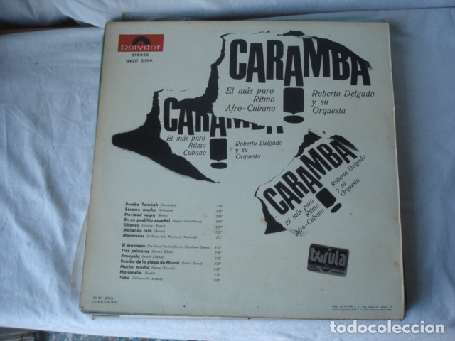 Discos de vinilo: Roberto Delgado Y Su Orquesta  Caramba! - Foto 2