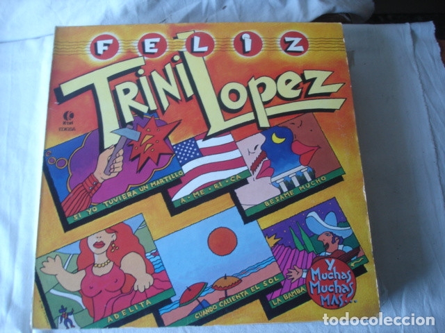 Discos de vinilo: Trini Lopez   Feliz Trini Lopez - Foto 1
