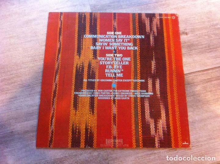 Discos de vinilo: JUNIOR.  INSIDE LOOKIN OUT  (LP) ESPA&Ntilde;A 1983 - Foto 2