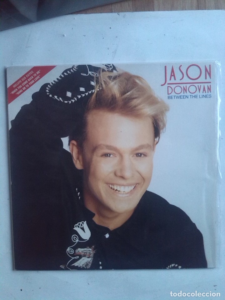 Discos de vinilo: JASON DONOVAN BETWEEN THE LINES - Foto 1