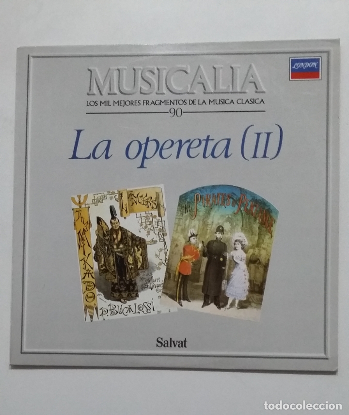 Dischi in vinile: Musicalia. Los Mil Fragmentos de la Musica Clasica n&ordm; 85. LA OPERETA II. LP. TDKDA71
