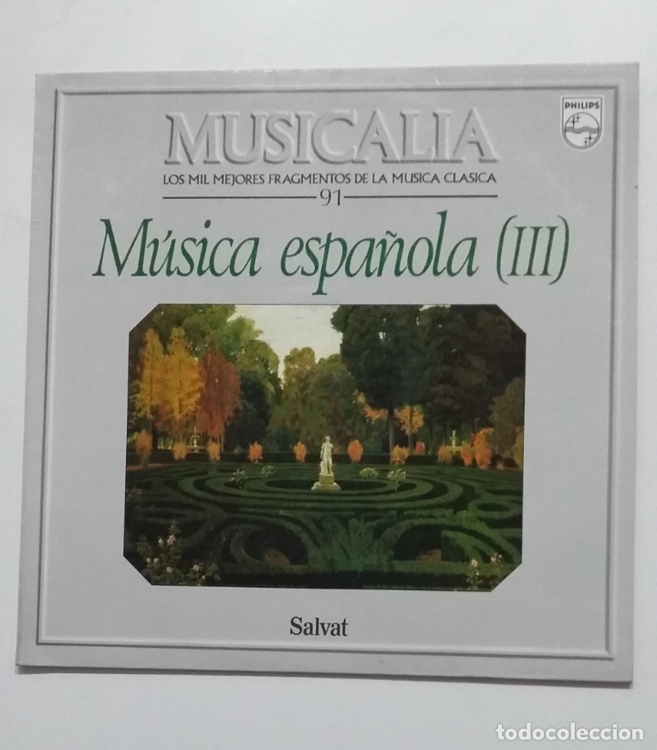Vinyl-Schallplatten: Musicalia. Los Mil Fragmentos de la Musica Clasica n&ordm; 91. MUSICA ESPA&Ntilde;OLA III. LP. TDKDA71
