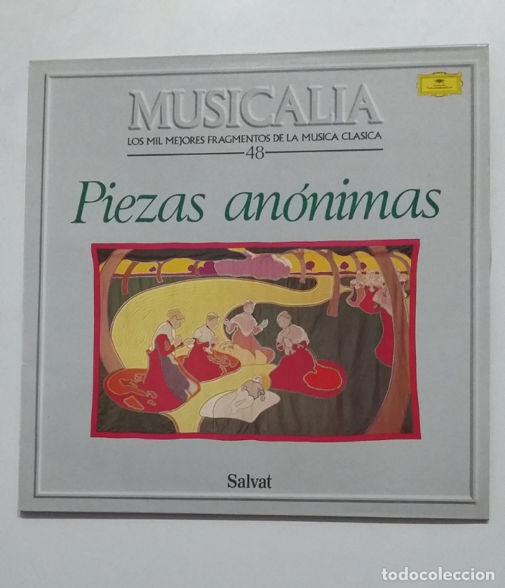 Discos de vinilo: Musicalia. Los Mil Mejores Fragmentos de la Musica Clasica n&ordm; 48. PIEZAS ANONIMAS. TDKDA71