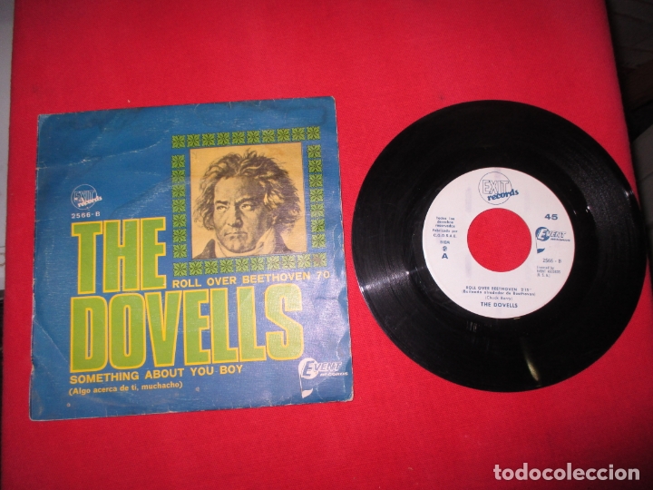 Discos de vinilo: THE DOVELLS - ROLL OVER BEETHOVEN - SINGLE - SPAIN - EXIT RECORDS - L - - Foto 1