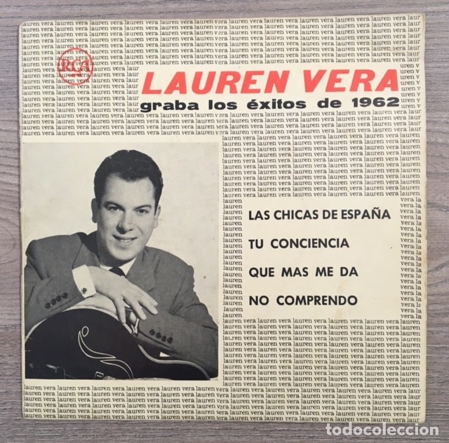 LAUREN VELA GRABA LOS ÉXITOS DE 1962 - LAS CHICAS DE ESPAÑA (Música - Discos de Vinilo - EPs - Solistas Españoles de los 50 y 60)