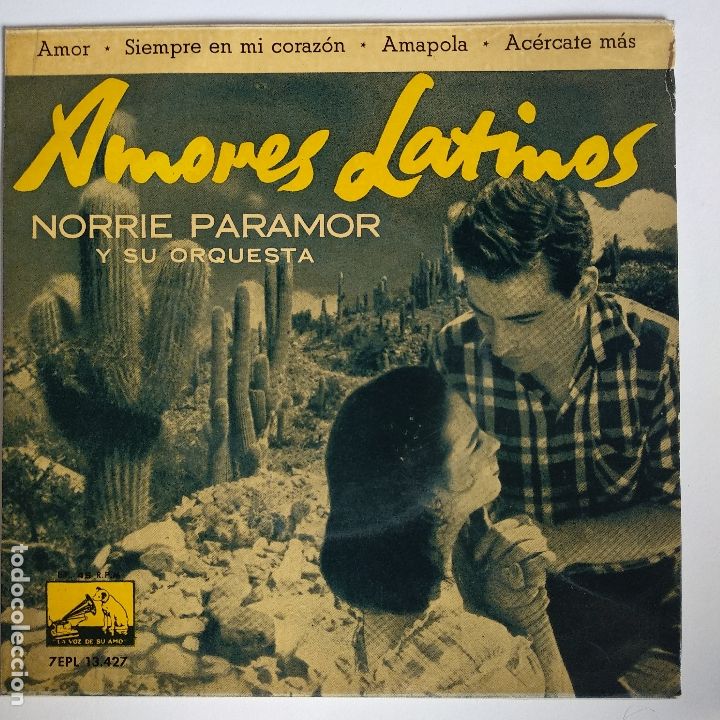 Discos de vinilo: NORRIE PARAMOR - EP Spain PS - AMOR * MINT - Foto 1