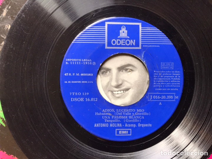 Discos de vinilo: As&iacute; canta... Antonio Molina - Foto 3