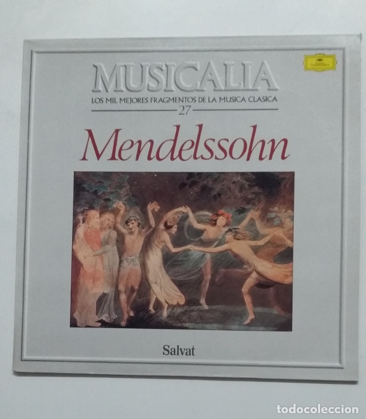 Disques de vinyle: Musicalia. Los Mil Fragmentos de la Musica Clasica, n&ordm; 27 MENDELSSOHN. lp. TDKDA71