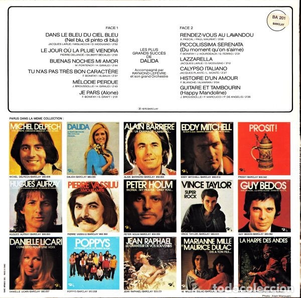 Discos de vinilo: Les Plus Grands Succ&egrave;s De Dalida - Dalida - Foto 2