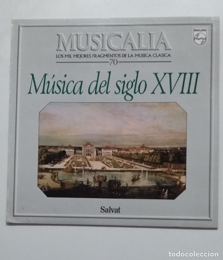 Vinyl-Schallplatten: Musicalia. Los Mil Fragmentos de la Musica Clasica, n&ordm; 70 - Musica del siglo XVIII LP. TDKDA71