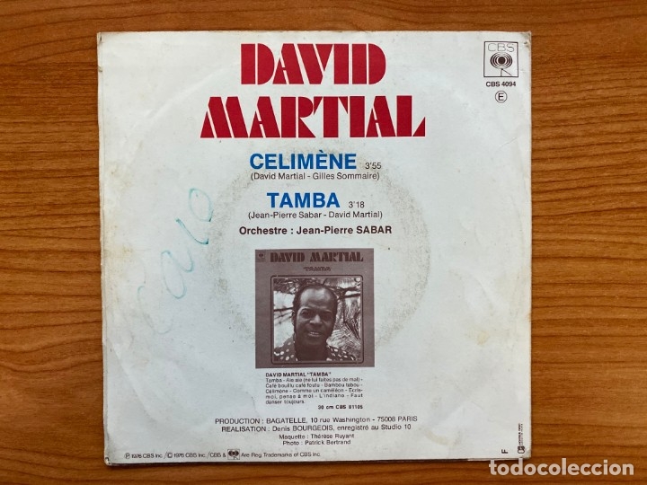 Discos de vinilo: David Martial // Celimene + Tamba // Francia 1976 - Foto 2